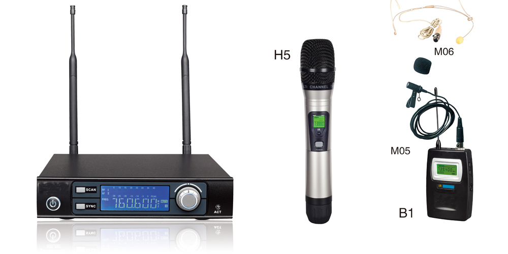 Microphone sans fil UHF à canal unique S21