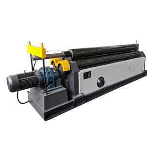 W11-12X2500 Metal Plate 3 Rollers Bending Roll Machine with Cone Roll Capability And Profile Bending 