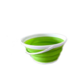 PP TPR 5L Foldable Water Bucket Round Shape