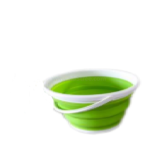 PP TPR 5L Foldable Water Bucket Round Shape