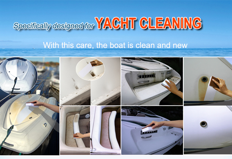 Yacht eraser boat clean sponge