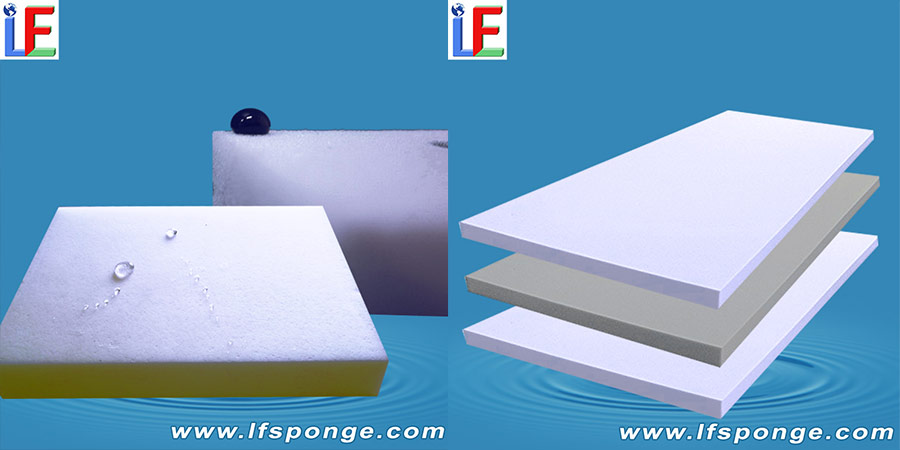 Hydrophobic melamine sponge