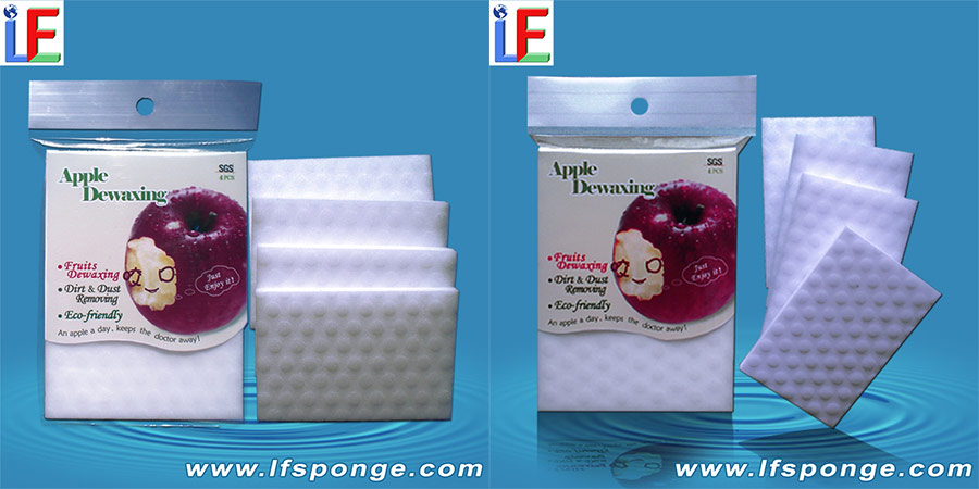 Apple Fruit wash magic sponge