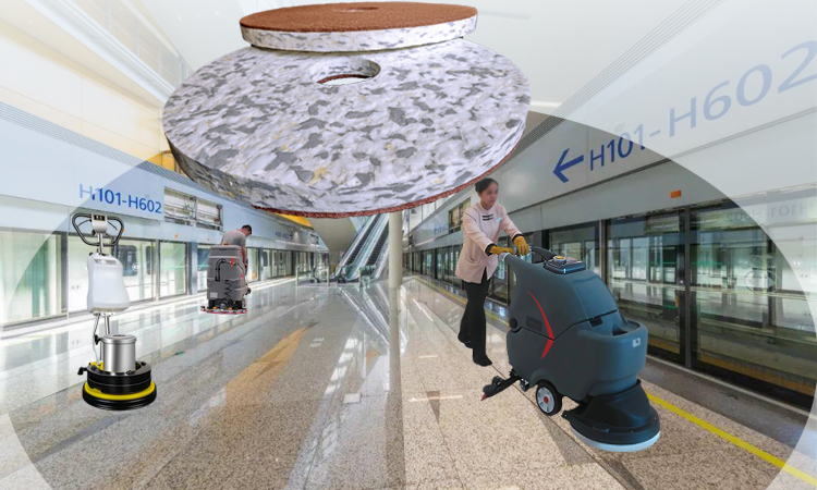 Water-Only Cleaning Pad for Marble Floors Around Subway Stations - Combo Melamine Floor Pad.jpg