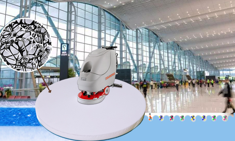 16kg Fleece-Melamine Floor Cleaning Pad for Aircraft Terminals