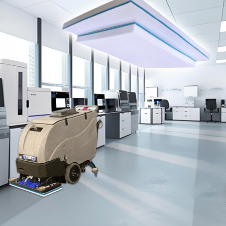  Laboratory Floor Cleaning Fleece Melamine Square Floor Pad