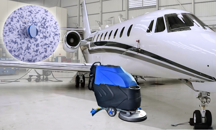 Fleece Combo Melamine Floor Cleaning Pad for Aircraft Cleaning & Maintenance Areas Epoxy floors.jpg