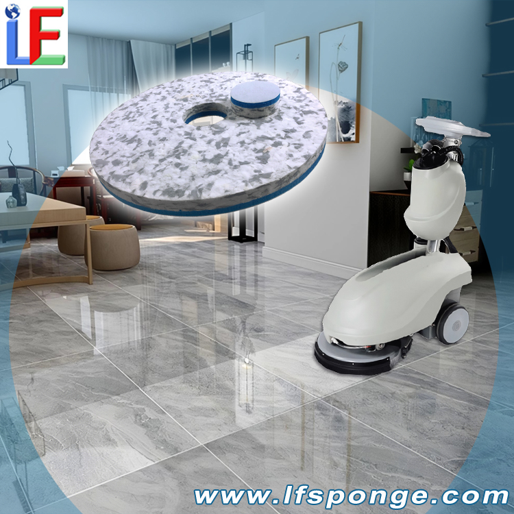  Household Cleaning Rotary Scrubber Fleece Combo Melamine Floor Pad
