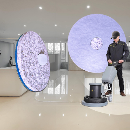  Office Building Floor Cleaning Fleece Combo Melamine Pad