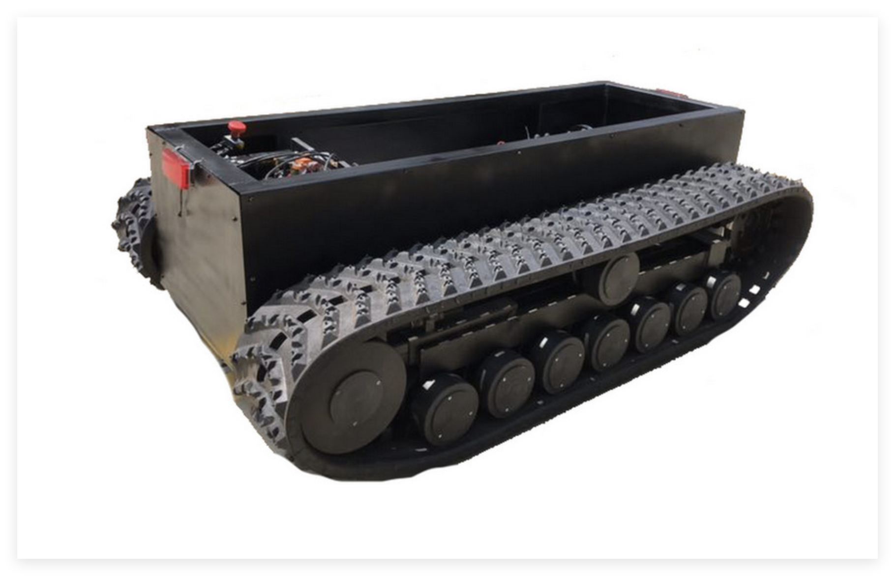 All-Terrain Rubber Tracked Undercarriage Crawler Aluminum Track Chassis Platform