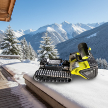 Electric Tracked Remote Control Snow Thrower Snow Removal Snow Sweeper Tracked Snowplow 