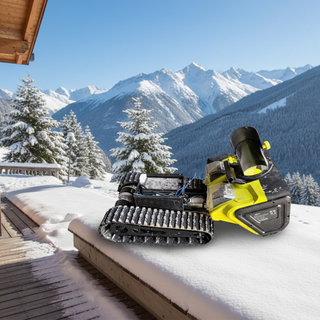 Electric Tracked Remote Control Snow Thrower Snow Removal Snow Sweeper Tracked Snowplow 