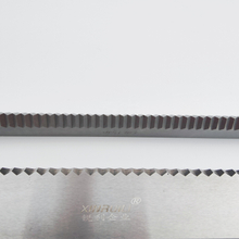 Long Serrated Blades That Can Be Customized for Food Processing and Packagin
