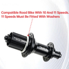 RT-010F/002R Alloy 20 / 24H NBK Bearings Road Bike Hub