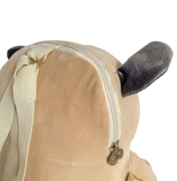 Shar Pei Plush Toy Backpack Plush Handbag Plush Diagonal Bag