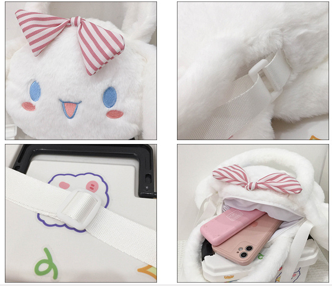 Cute Plush Toy Backpack Plush Handbag Children's cartoon bag