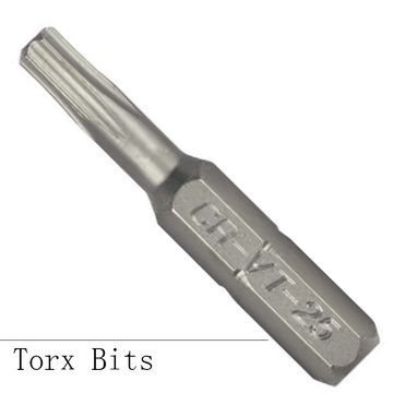 Embouts Torx de tournevis à extrémité unique de 25 mm