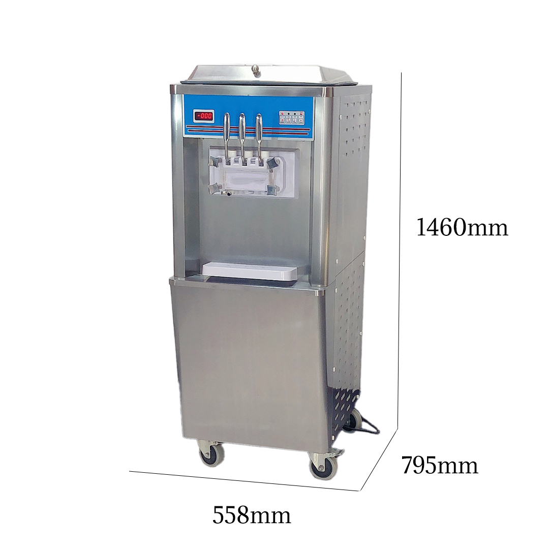 Freeze Ice Cream Machine with Double Compressor 