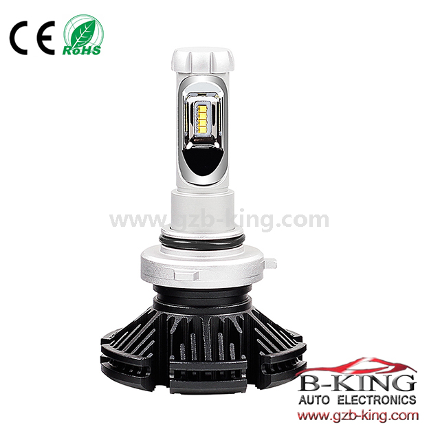 Fanless 6000lm 7S HB4 9006 ZES Chip Car LED Headlight Bulb 3000K 6500K 8000K