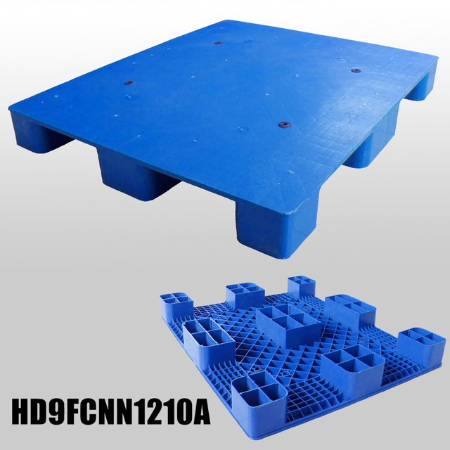 Paletas de plástico duro industriales reutilizables económicas 1200 x 1000