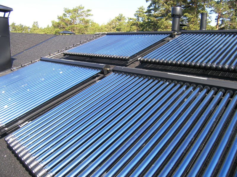 tanque de almacenamiento tubo de calor calentador de agua solar