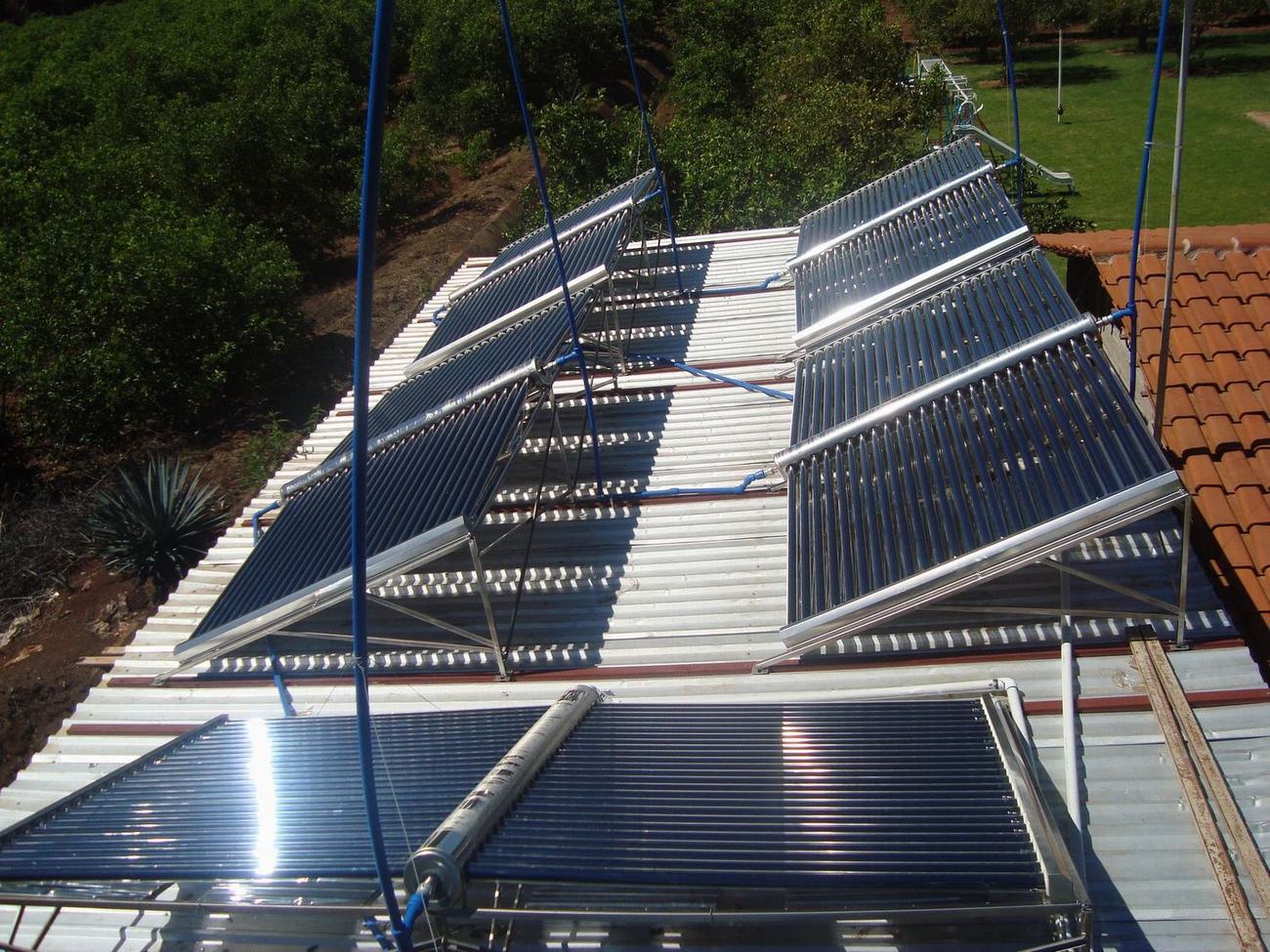 Tipo de proyecto Calentador solar de agua dividido comercial