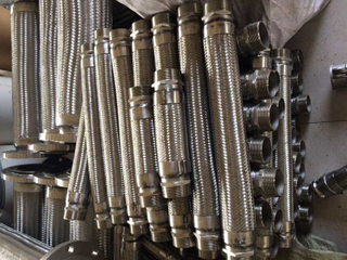 Ss304 Single or Double Wire Braid Flex Metal Hose