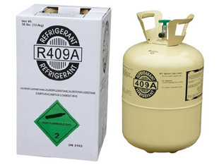 Alto puramente gas del refrigerante R409