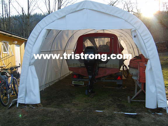 Carport with PVC Cover (TSU-1224)