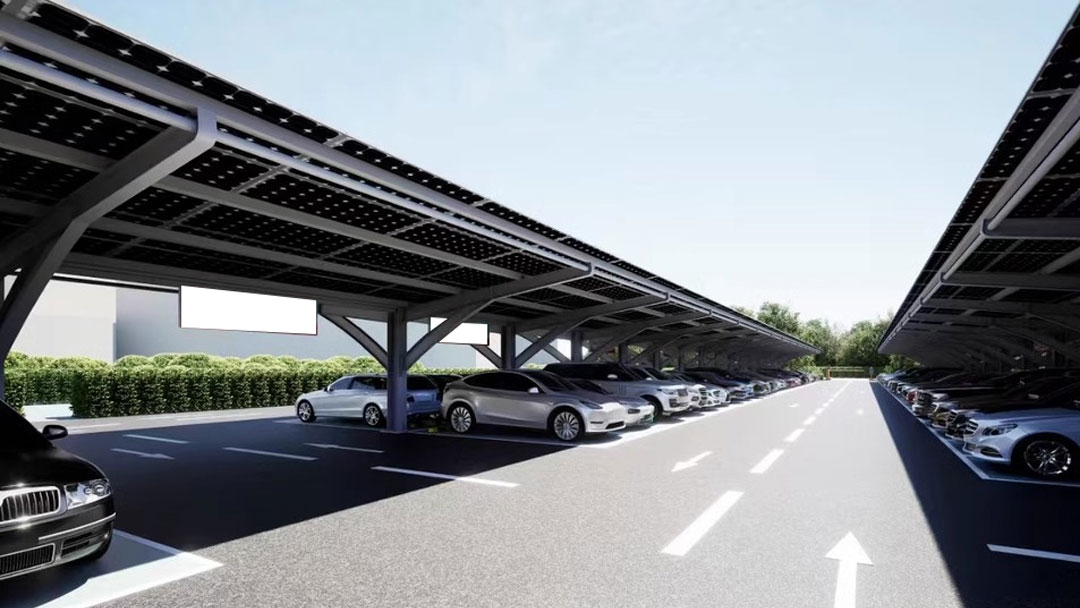 Solution de carports bipv