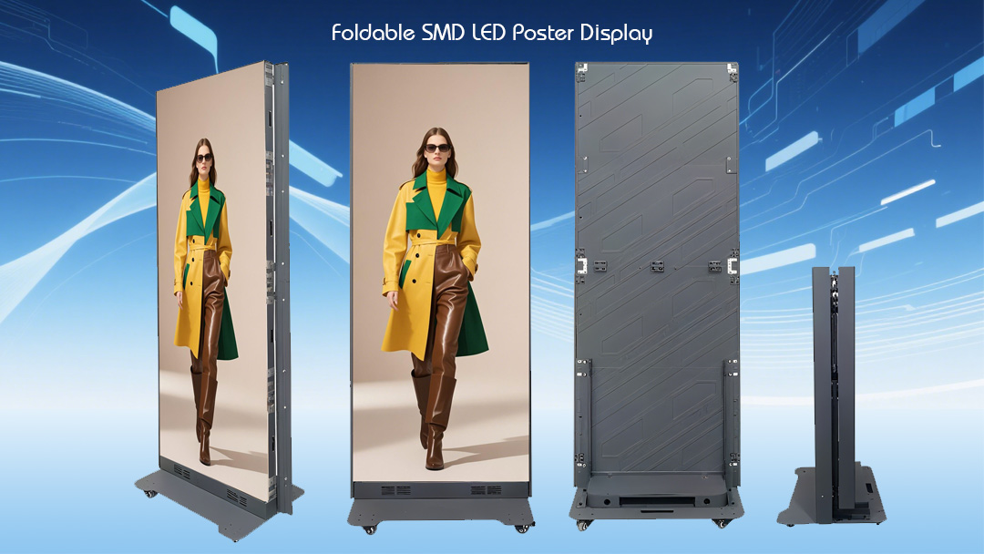 Affichage de l'affiche LED pliable