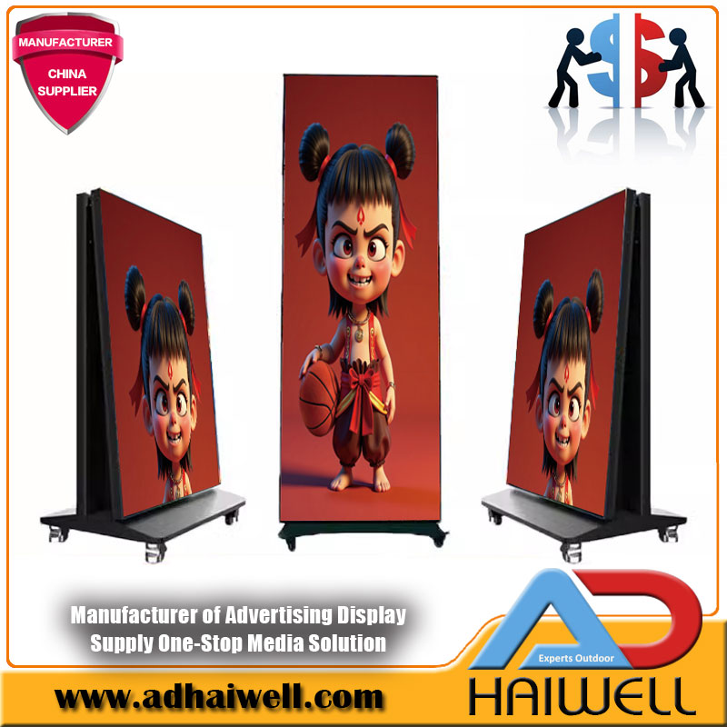 Affichage de l'écran de l'affiche LED pliable | Solutions visuelles de haute qualité