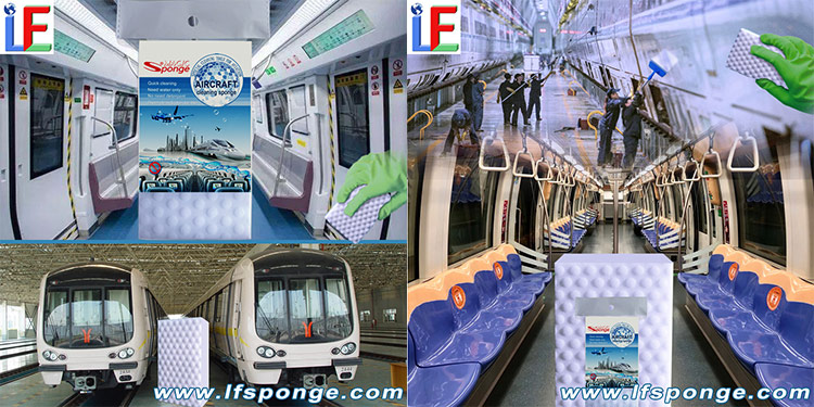 magic Sponge for train car wash