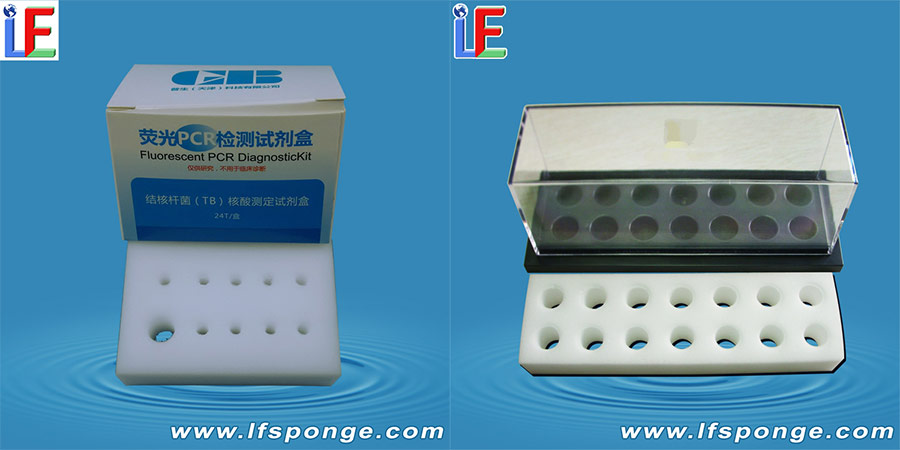 Reagent box sponge pad
