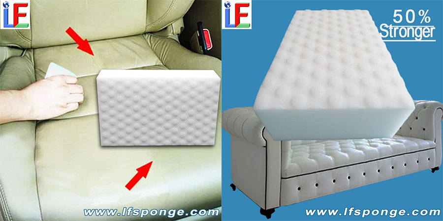 magic cleaning sponge for car interior, leather