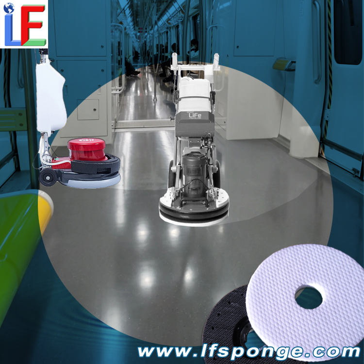 Commercial subway car floor cleaning melamine pads Floor Cleaning