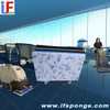 Airport Lounge Floor Cleaning Fleece Combo Melamine Square Pad