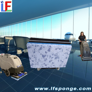 Airport Lounge Floor Cleaning Fleece Combo Melamine Square Pad
