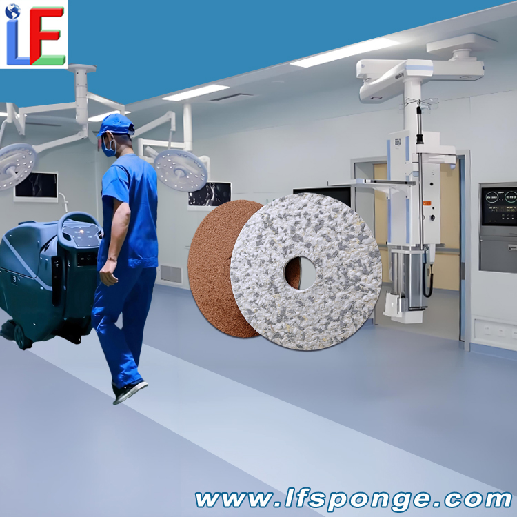 Hospital Floor Cleaning Combo Melamine Pad - Solve Aseptic Cleaning & Multi-Area Floor Protection Pain Points
