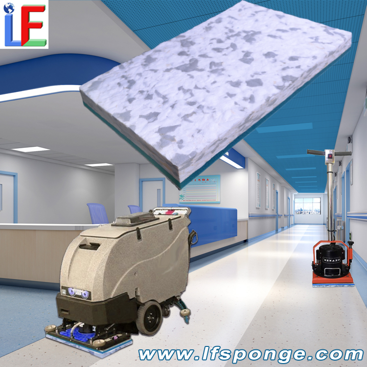 Hospital Floor Cleaning Fleece Combo Melamine Pad