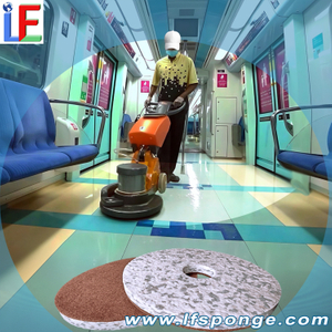 Subway Car Floor Cleaning Combo Melamine Pad - Solve High-Frequency Stains & Passenger Safety Pain Points
