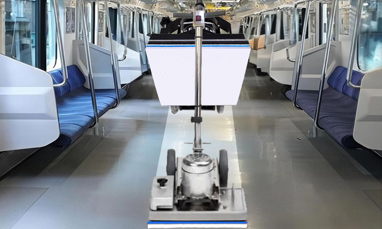 Subway Car Cleaning Scrubber Pad - Fleece Fabric Melamine Square Floor Pad, Penetrates Floor Micropores to Absorb Dust.jpg