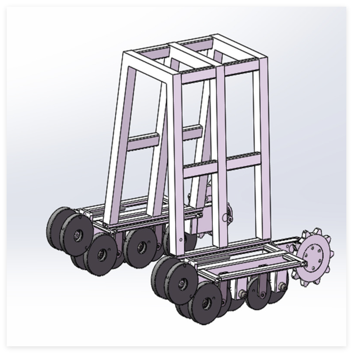 Micro-robot Chassis with Load Capacity 100kgs 200 Kilograms 300kgs Etc.