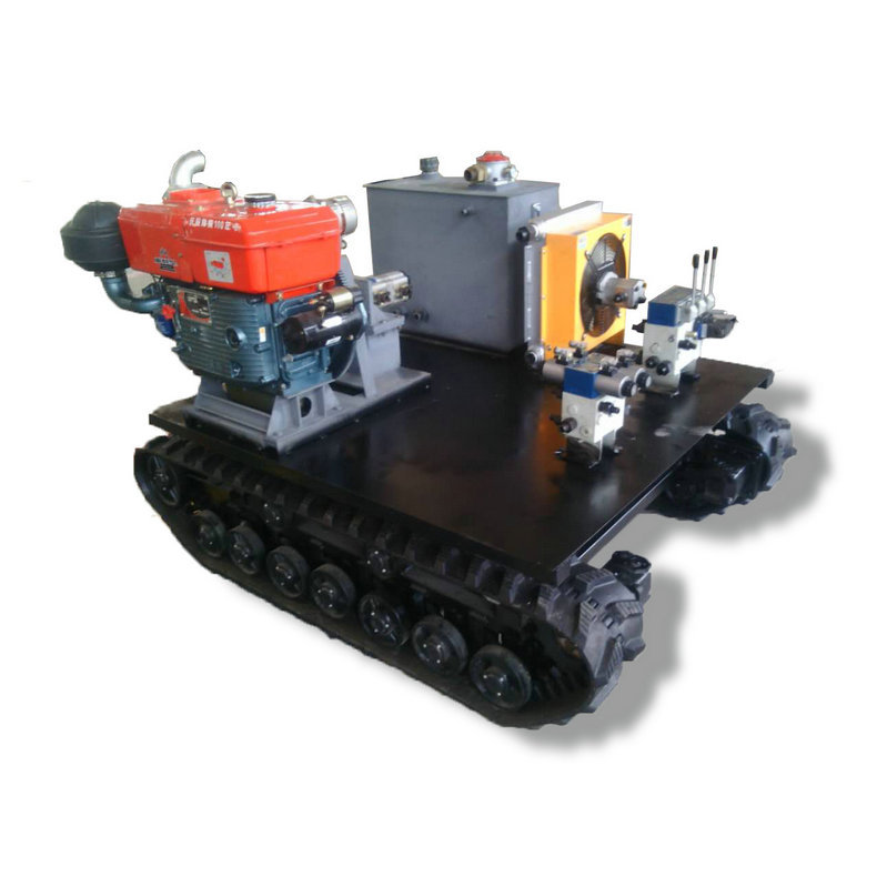The Toothed Rubber Track Chassis Is An Electric Off-road Chassis Capable of Carrying People