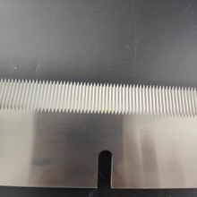 High Speed Steel Plastic Film Paper Bag Packing Serrated Cutting Blade