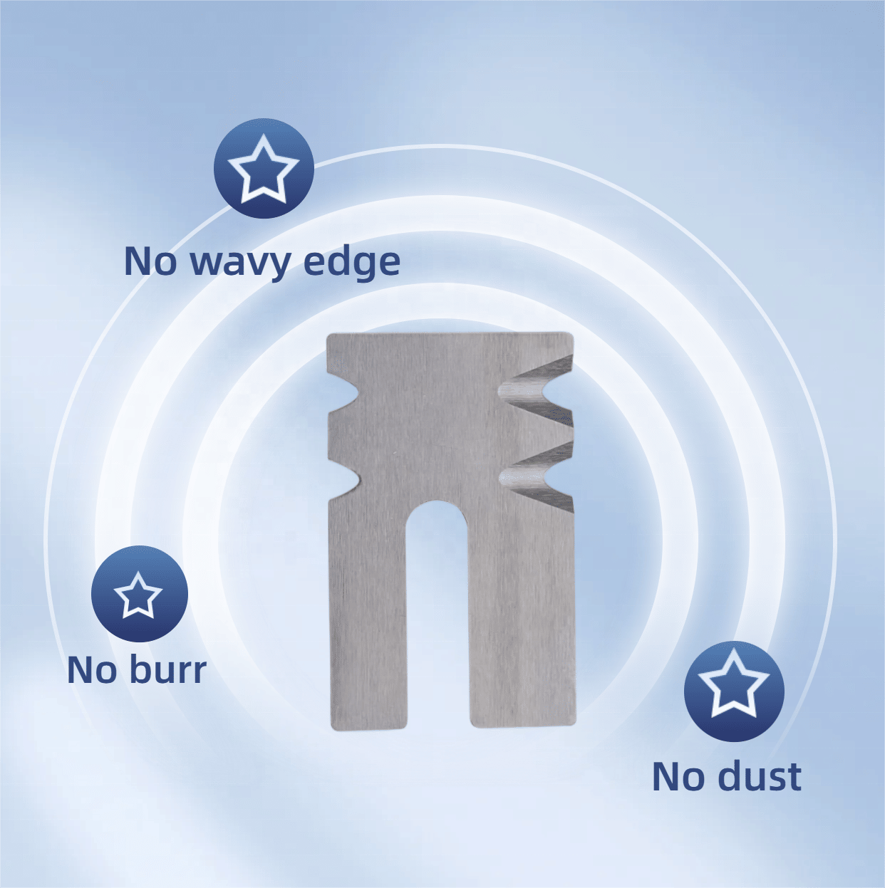 Advanced U-Type Trimming Blade for Solar Energy Modules