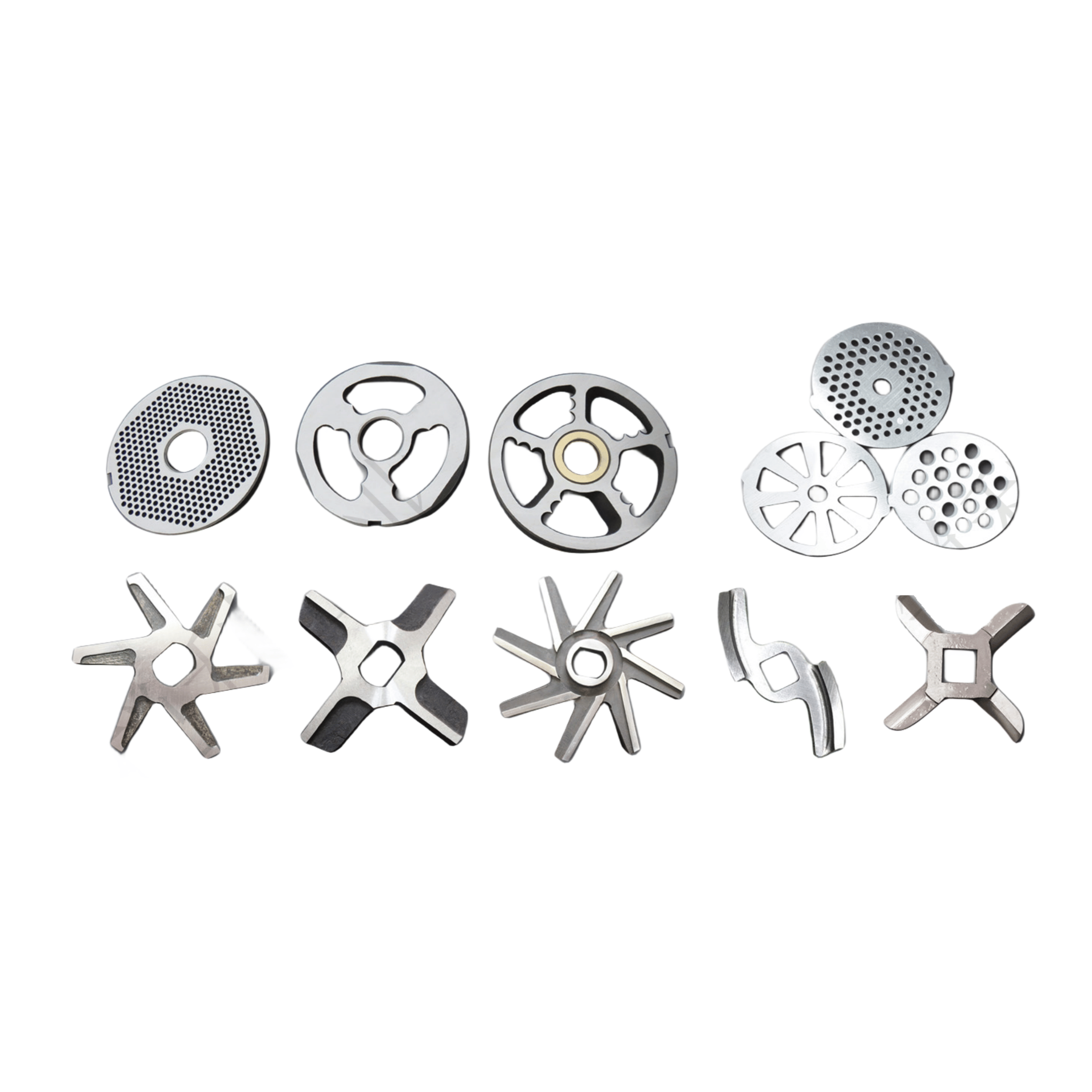 食品级认证不锈钢穿孔肉绞肉机配件刀