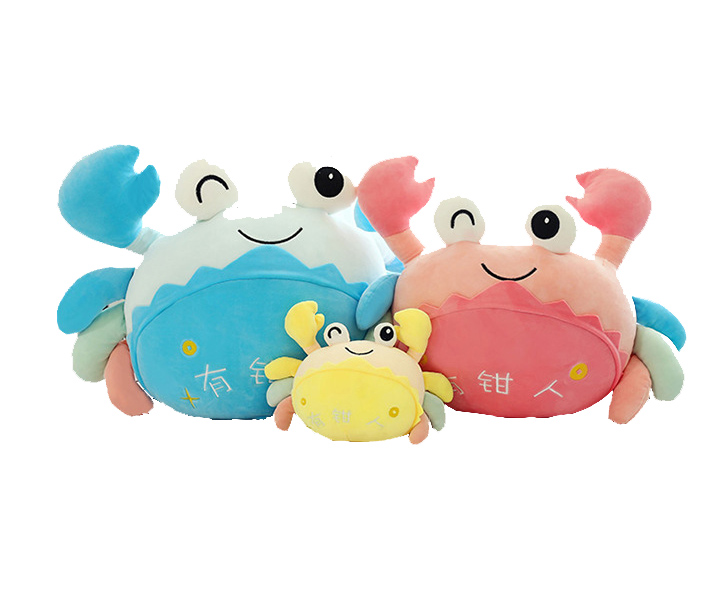 Colored Crab/ Pillow, Doll, Sleeping Pillow, Birthday Gift