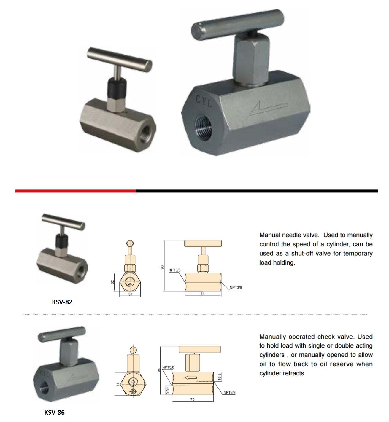 KS valves