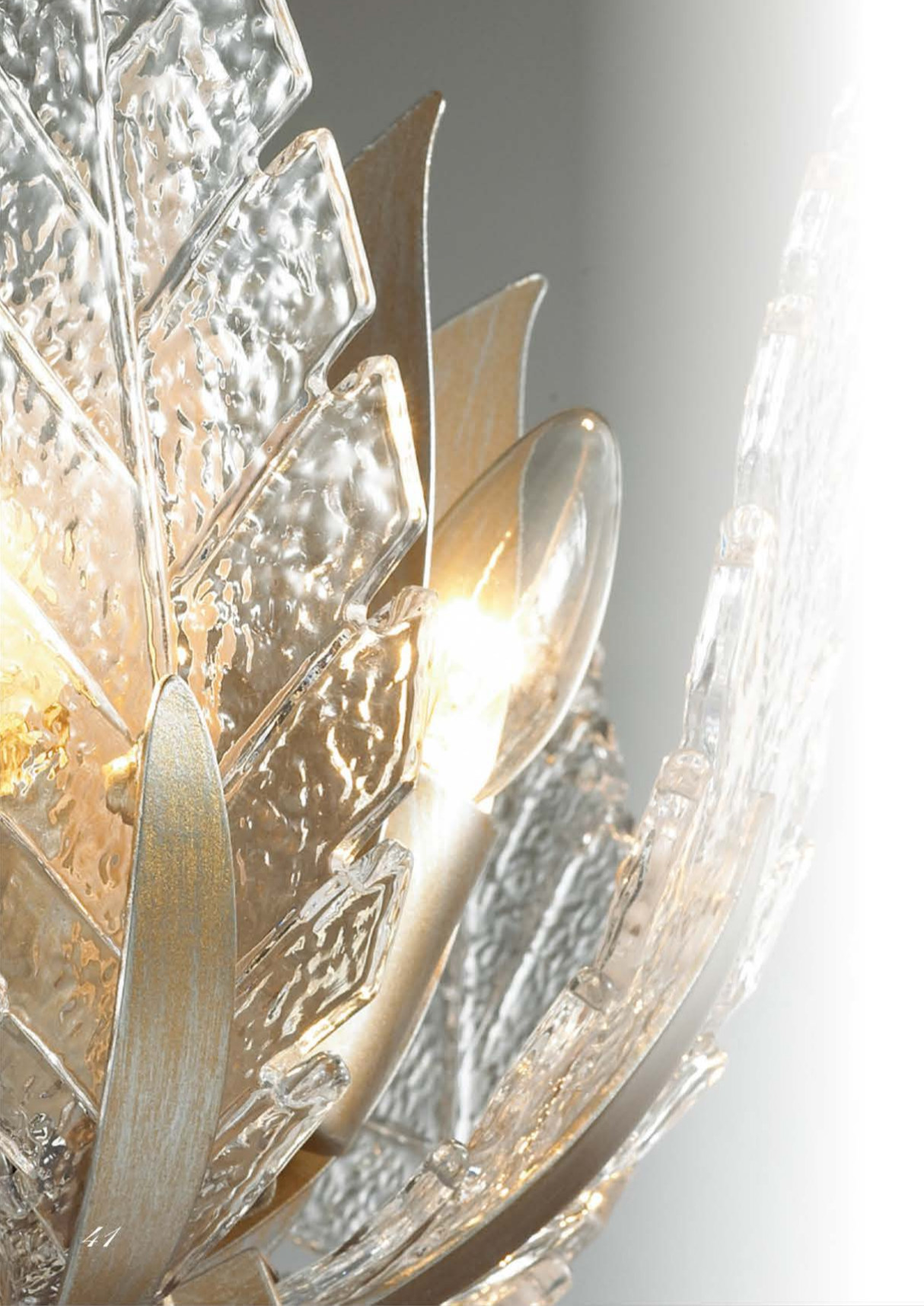 Украшение из кленового стекла, золотистая металлическая люстра для столовой (P68100-4)
